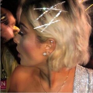 Gold and Silver Crystal Hair Clip